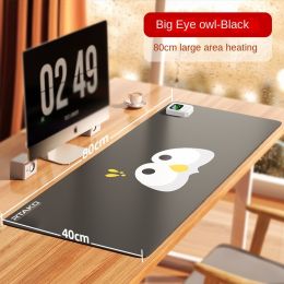 New winter home office anti-skid super large heating mouse pad Student desktop computer heating hand warming table pad