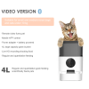 Phone App Control Tuya Smart Wifi Advanced Auto Reminder Timed Cat Dog Food Dispenser Automatic Pet Feeder camera