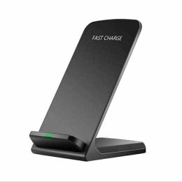Fast Qi Wireless Charging Stand Dock Charger For IPhone 8 X XS 11 12 13 Pro Max