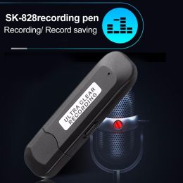 SK-828 Recording Pen 32G Memory Multifunctional Small Size Recorder Portable U-Disk Fashionable New Version Audio Voice Recorder