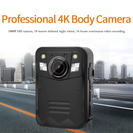 PQ5 Q5 Mini Body Camera 4K 1800P Police Camera Wide Angle Small DVR Camera Night Vision Body Cam Mini Camcorder built in 32GB