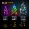 LinkedSparx Indoor String Lights;  54.9ft 210 LED App-Controlled LED Christmas Lights with Music Sync for Xmas Tree;  Wedding Party Halloween Holidays