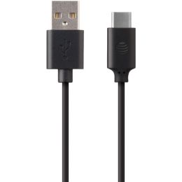 AT&T CS01-BLK Charge & Sync USB-a to USB-C Cable (3.3ft)