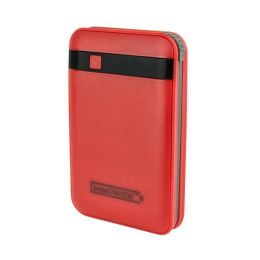 InstaCHARGE 11000mAh Power Bank Portable Device And Phone Charger - Red