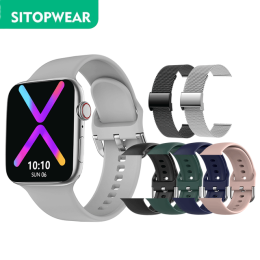 2022 NEW SitopWear NFC Smart Watch Door Access Control Smartwatch Bluetooth Calls Wireless Charging Men Women Fitness Bracelet (Color: As Pictured)