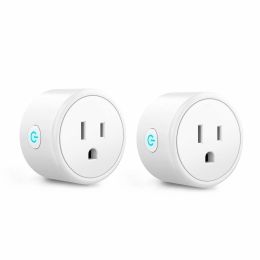 Bluetooth WiFi Smart Plug - Smart Outlets Work with Alexa; Google Home Assistant; Remote Control Plugs with Timer Function; ETL/FCC/Rohs Listed Socket (Number of Items: 2)