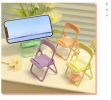 Cute Little Chair Mobile Phone Holder Foldable Desktop Shelf