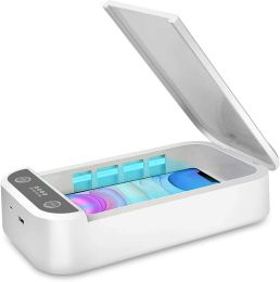 SaniCharge 3 in 1 Sanitize And Charge Your Cellphone Also Enjoy Aromatherapy (Color: White)
