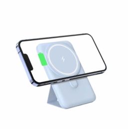 Stand O Matic Fast Wireless Charger And Multi Stand (Color: Blue)