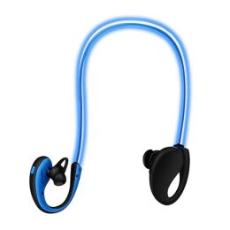 Neckband V4.1 Wireless Sports HD Stereo Earphones Sweat-proof (Color: Blue, Type: Headphones)