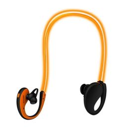 Neckband V4.1 Wireless Sports HD Stereo Earphones Sweat-proof (Color: Orange, Type: Headphones)