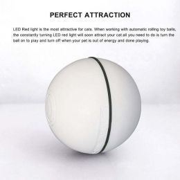Pet Ball Smart Interactive Toy (Color: White)