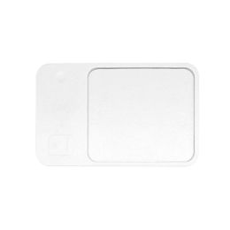 Catch All Tray Pod With 3 In 1 Smart Wireless Charger (Color: White)