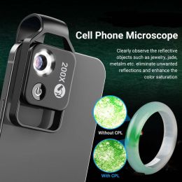 Dragon 200X Digital Zoom Lens for Mobile Phone (Color: Black)